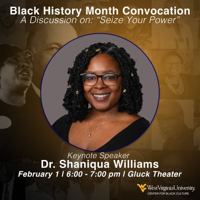 Black History Month Convocation speaker flyler